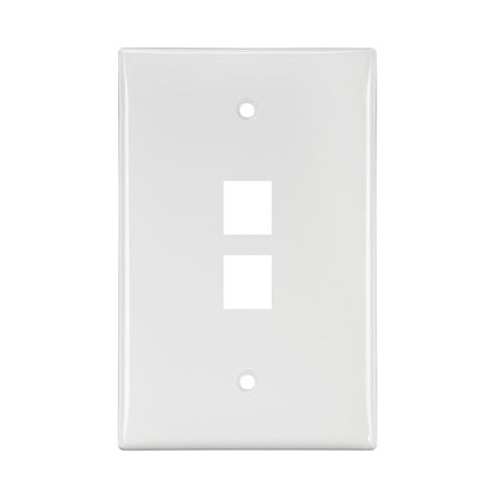 LEVITON Number of Gangs: 1 High-Impact Nylon, White 41091-2WN